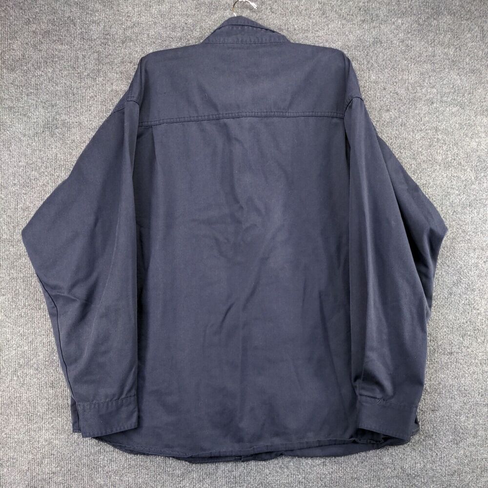 Blue Generation Mens Button Front Shirt Blue 2XL Embroidered Subaru Logo - Picture 7 of 15